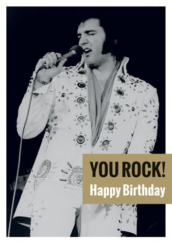 modern times -3er Set Postkarte ELVIS RESLEY - Motiv: ELVIS PRESLEY YOU ROCK!, Anlass: International Geburtstag, Künstler/Verlag 2018 ABG EPE IP LLC elvis.com, Größe: A6