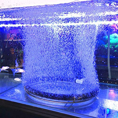 Pssopp Aquarium Air Bubble Diffuser, Round Oxygen Stone Disc Aerator with 15cm Diameter for Fish Tank Oxygenation and Water Aeration Suitable for Freshwater and Saltwater Aquariums