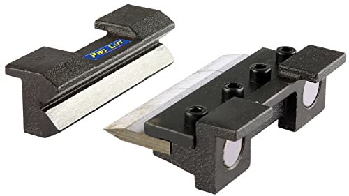 Pro-Lift-Werkzeuge Abkantbacken Biegebacken 100 mm mit Magnet Winkel-Bieger manuell Blechbiegearbeiten Schraubstock Schonbacken