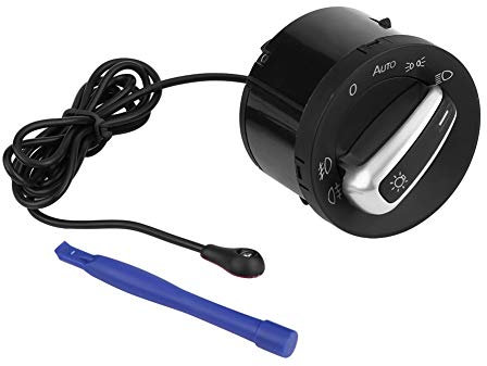 Autoscheinwerferschalter, Scheinwerferschalter mit Nebelscheinwerfersteuerung und Sensormodul für Mk5 Mk6 1Z0941431K