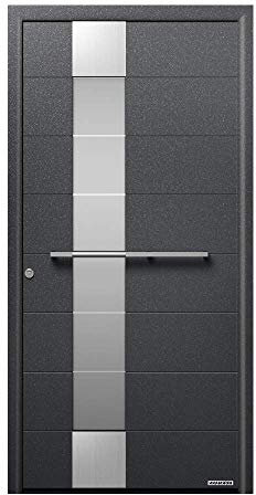 Hörmann Haustür ThermoSafe - anthrazit - BxH: 1100x2100 mm - DIN Links - Motiv 697