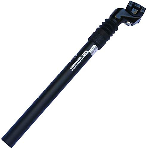 GANOPPER Fahrrad Federsattelstütze 30,4mm Aluminiumlegierung Sattelstütze Stoßdämpfer 30,4mm Mountainbike Sattelrohr Schwarz