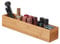 Relaxdays 2 x Bambus Box, Aufbewahrung Bad, Küche & Schreibtisch, länglich & schmal, Ordnungsbox, HxBxT: 7 x 38 x 8 cm, natur