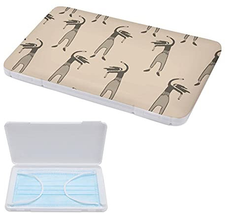 Yuzheng Aufbewahrungsboxen Für Masken Tänzerin Mädchen Muster Einweg-Maskenetui-Halter 11cmx19cm