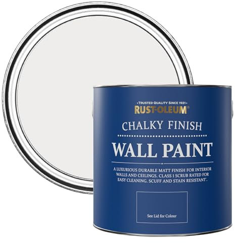 Rust-Oleum Grey Wall and Ceiling Paint in a Chalky Matt Finish - Fleur 2.5L