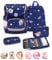 Belmil Premium Compact Plus ergonomisches Schulranzen Set 5 - teilig, AGR, Brustgurt, Hüftgurt, Magnetverschluss (405-41/P/S) (Daisy)