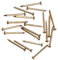 OMOTOOL Lot de 300 clous à tête ronde en fer laitonné (20 mm)
