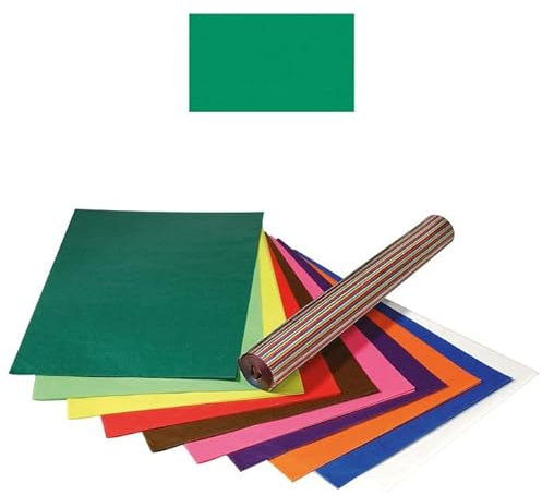 NEU Transparentpapier/Drachenpapier, 35x50 cm, 25 Bogen, Dunkelgrün