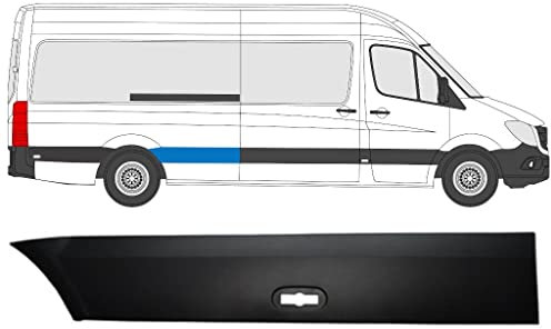 Für Mercedes Sprinter 2006- Lang Hinten KotflÜgel Moulding Trim/Rechts
