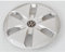 Volkswagen 7T06011471ZX Radkappe (1 Stück) Radblende 16 Zoll Radzierblende Radvollblende, Silber