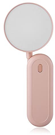 HIFFEY LED Liseuse Rechargeable USB sans Fil De Charge Lampe De Bureau Étudiant Pliable Chambre Portable Veilleuse (Color : Pink)
