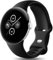 Easuny Cinturini Compatibile con Google Pixel Watch 2 Cinturino/Google Pixel Watch Cinturino, Morbido Silicone Sport Cinturino per Google Pixel Watch/Pixel Watch 2 per Donne Uomini, Grande Nero