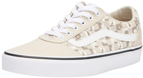 Vans Women's Ward Sneaker, Mosaic Rainy Day, 3 UK