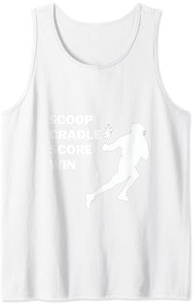 Scoop, Cradle, Score, Win - Lacrosse Apparel Tank Top