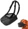 Maulkorb Hund Black Mesh Verstellbarer Giftköderschutz Fressschutz Gegen Bellen Anti-Beißen und Anti-Lecken All-Inclusive Hundemaulkorb (Größe L)