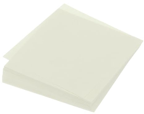 QUARKZMAN 100 Blatt Origami-Papier beidseitig cremeweiß 10 x 10 cm 70 g/m² quadratisches Faltblatt für Kunsthandwerk, Anfänger, Geschenkdekorationen