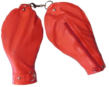 Latex Fäustling 0,4mm stark Handschuhe- Reißverschluss Handgear Size:XXL