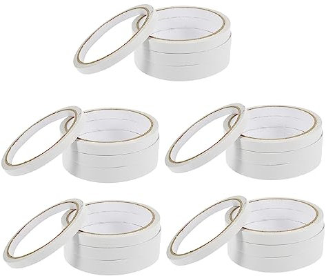SHINEOFI 20rolls Double Sided Tape Stationery for Crafts Office Supplies Strong Adhesive for Students Stationery and Craft Sticky Tape Projects