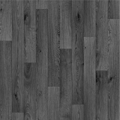 VINYL FLOORING UK Falco 999D Black Wood Effect Anti-Slip Vinyl Flooring For Kitchen, Bathroom, Dining Room, 2.5mm Thick Vinyl Sheet-2m(6'6) X 3m(9'9)-6m²