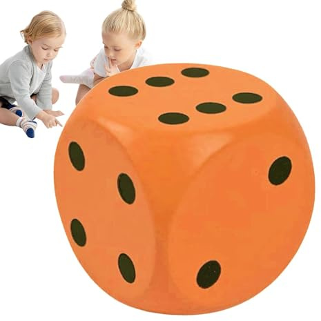 Großer Jumbo-Würfel – Riesige Würfel, 15 cm | Ein unterhaltsames Lernspielzeug für Spieleabende und Lernspielzeug