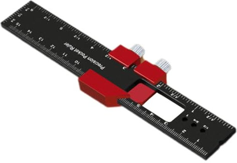 Messung Von Holzbearbeitungswerkzeugen - Markierungsmessgerät Taschenlineer -Schreiber -Werkzeug - Scribing Lurer Precision Lurer, Messwerkzeug Aluminiumlegierung Für Holzbearbeitung Carpenters
