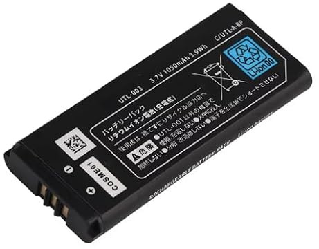 BenjiPower - Ersatzakku kompatibel mit Nintendo DS XL/DSi LL/DSi XL, 1050 mAh, 3,7 V, Modell UTL-001