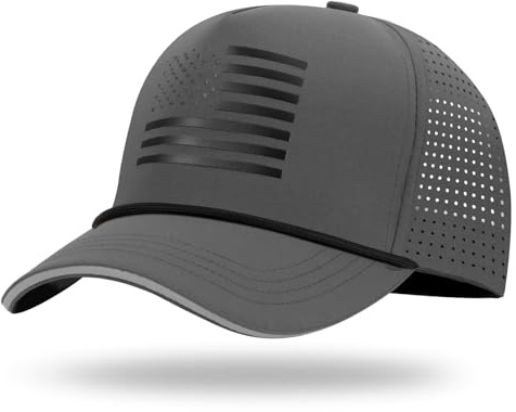 Oversize XL XXL XXXL American Flag Trucker Hat, Waterproof Quick Dry Snapback Hats, Large USA Baseball Cap for Men Big Heads
