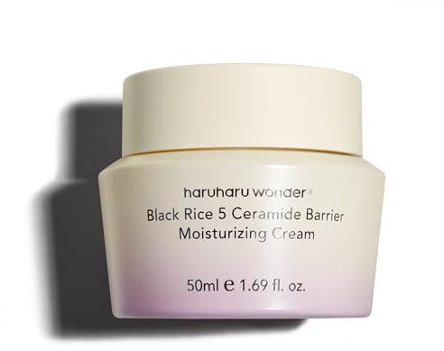 haruharu wonder Black Rice 5 Ceramide Barrier Moisturizing Cream, Daily Skin Barrier Care, Long-Lasting Hydration, Soothing & Nourishing, Ceramide Capsules, Korean Skincare 50ml