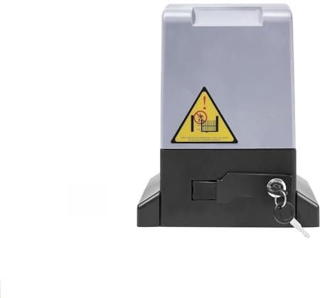 Cerradura de puerta corredera 750 W, abridor de puerta corredera, con 2 mandos a distancia y 2 llaves de desbloqueo, puerta corredera automática de 1600 kg para familias grandes, pequeñas comunidades