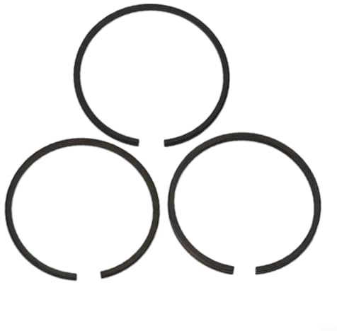 ZWEquipint Air Compressor Piston Ring Replacement Kit,3-Piece Set For 42 100mm Cylinders,Pneumatic Parts With 2 Balance Rings And 1 Seal Ring(47mm)