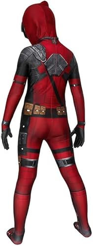 HDAKDDHG Superhero Costume for Kids Boys, 3D Print Bodysuit Onesie Monster Outfit, Scary Halloween Cosplay Party Fancy Dress Up for Kids-160