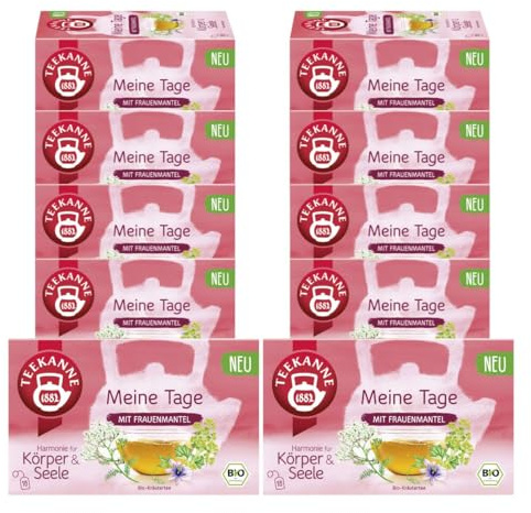 Teekanne Bio Meine Tage 10 Packungen x 18 Beutel