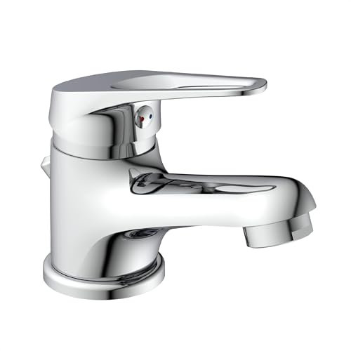 EISL NI075SCR Speed Robinet de salle de bains, robinet de lavabo, mitigeur monocommande pour salle de bains, chromé