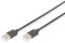 DIGITUS Cable de conexión USB 2.0 - 5,0 m - USB A (m) a USB A (m) - 480 Mbit/s - cable de conexión, cable USB - Negro