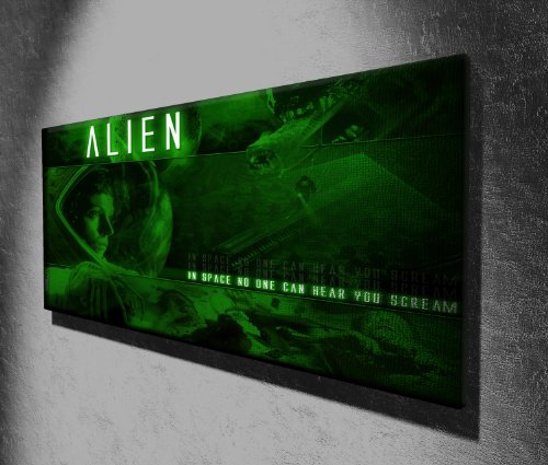 Canvas35 Kunstdruck auf Leinwand, Motiv: Alien Horror-Film, Sigourney Weaver, 127 x 50,8 cm, fertig zum Aufhängen