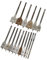 Flachfräsbohrer Set Holz Fräs Bohrer Sechskant Holzbohrer Flachfräser 22565