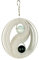 NATURE'S MELODY - Cosmo Windspiel YIN YANG, ca. 8 Zoll /ca. 20 cm, silberfarben