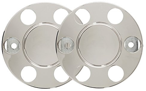 2 Stück Universelle LKW Radbolzenabdeckung in 17,5 Zoll geschlossen aus Edelstahl
