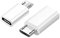 CABLEPELADO Adaptateur USB C femelle vers micro USB mâle | Convertisseur USB C vers Micro USB | Vitesses de transfert de données jusqu'à 480 Mbps | Transfert de données | Blanc