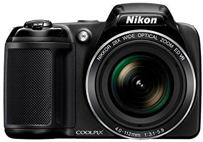 Nikon Coolpix L340 Camera - Black (20 MP, 28x Optical Zoom) 3-Inch LCD (Renewed)