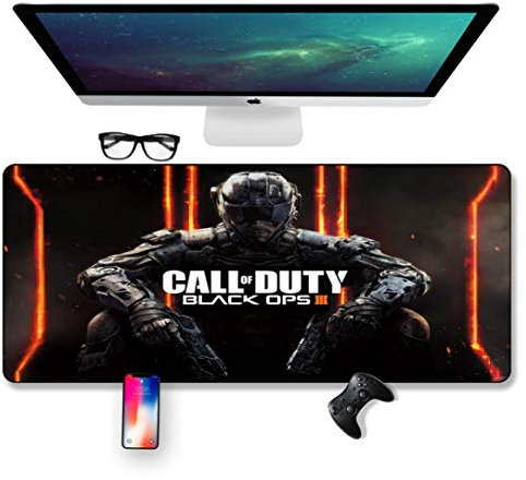 IGIRC Mouse Mat call-of-duty Speed Gaming Mouse Pad | XXL Mousepad |700 x 300mm Large Size| 2mm-Thick Base | Perfect precision and speed, I