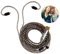 Mavis Laven MMCX Connector Cable, Braided Upgrade Silver Plated Copper Earphone Cable Replacement Headphones Cable for Shure SE215 SE535 SE846 Headphones