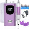 Delanie Ponceuse pour Ongles Professionnelle Electrique 35000 Tours Portable Rechargeable pour Manucure Pédicure avec 6 Embouts et Affichage LCD pour Domicile/Salon