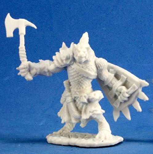 Pechetruite 1 x BLOODMANE Warrior GNOLL - Reaper Bones Miniature zum Rollenspiel Kriegsspiel - 77236