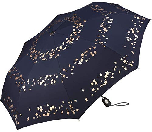 Pierre Cardin Taschenschirm Easymatic Light Etoile Metallique - Rosegold Lines