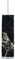 Himalayan Marble Rectangular Light Pull - Black
