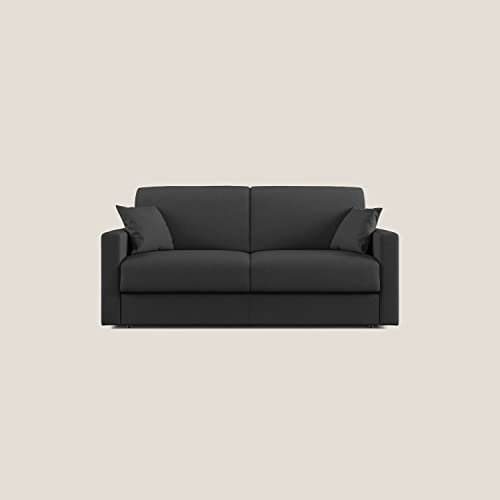 Divani.Store Schlafsofa, Stoff, Anthrazit, 206 cm (Mat 160 x 197)
