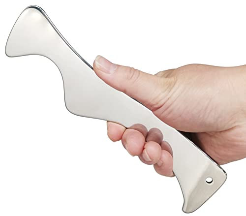 Outil de grattage musculaire, outil Gua Sha, outils de grattage en acier inoxydable, outils de grattage des fascias pour la thérapie physique des cicatrices, soulagement de la douleur corporelle
