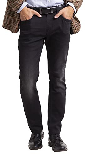 Men's Slim -Fit Jeans Stretch Straight Leg Casual Cotton Classic 5 Pocket Heavy Duty Work Denim Trousers Denim Pants All Waist Sizes Basic Denim Jeans - Discontinued Colours