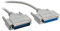Bolwins P98CS PC Parallel Verlängerungskabel D-Sub 25 auf D-Sub 25 - Stecker zu Buchse für Parallel Drucker, DB25 Verlängerungskabel 2,7m